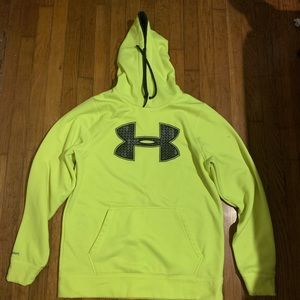 Neon yellow Under amour sweatshirt
